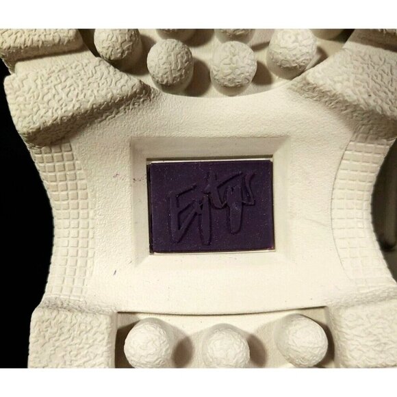 Eytys Mykonos Loafers 35 5.5 White Grained Leather Shoes - Picture 11 of 11